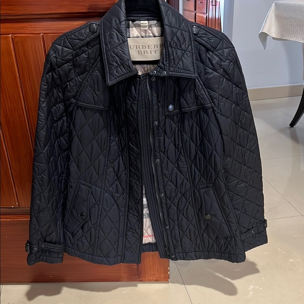 Burberry Black Quilted Jacket for women